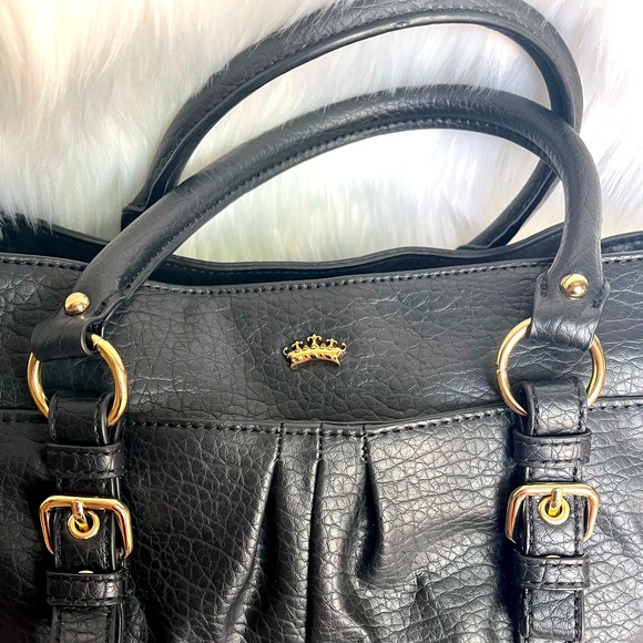 JUICY COUTURE Black adjustable Crossbody/shoulder Bag and bag charm NWOT - Picture 12 of 13